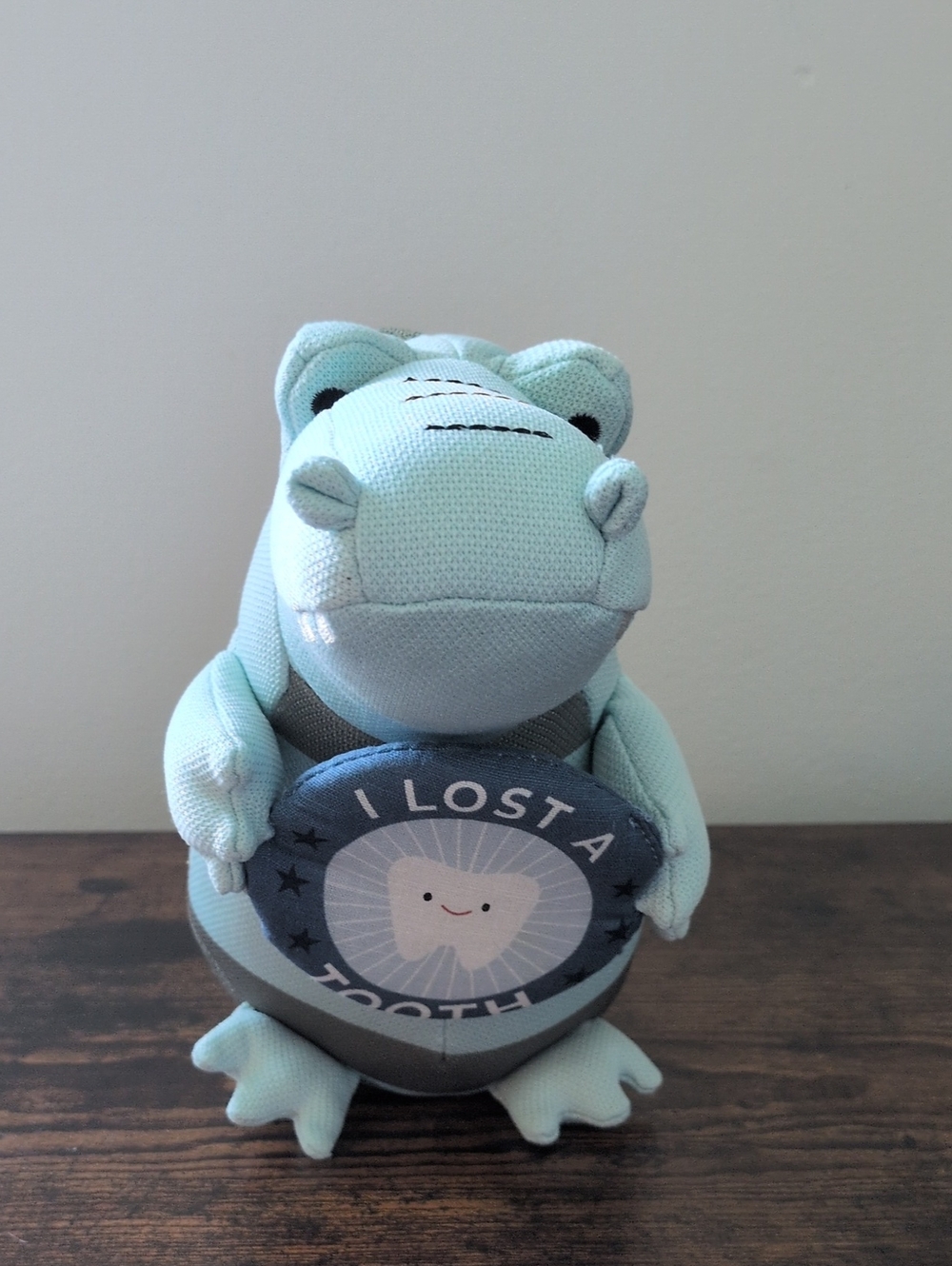 NWT Pillowfort "I Lost A Tooth" Alligator Plush - Brand New With Tags